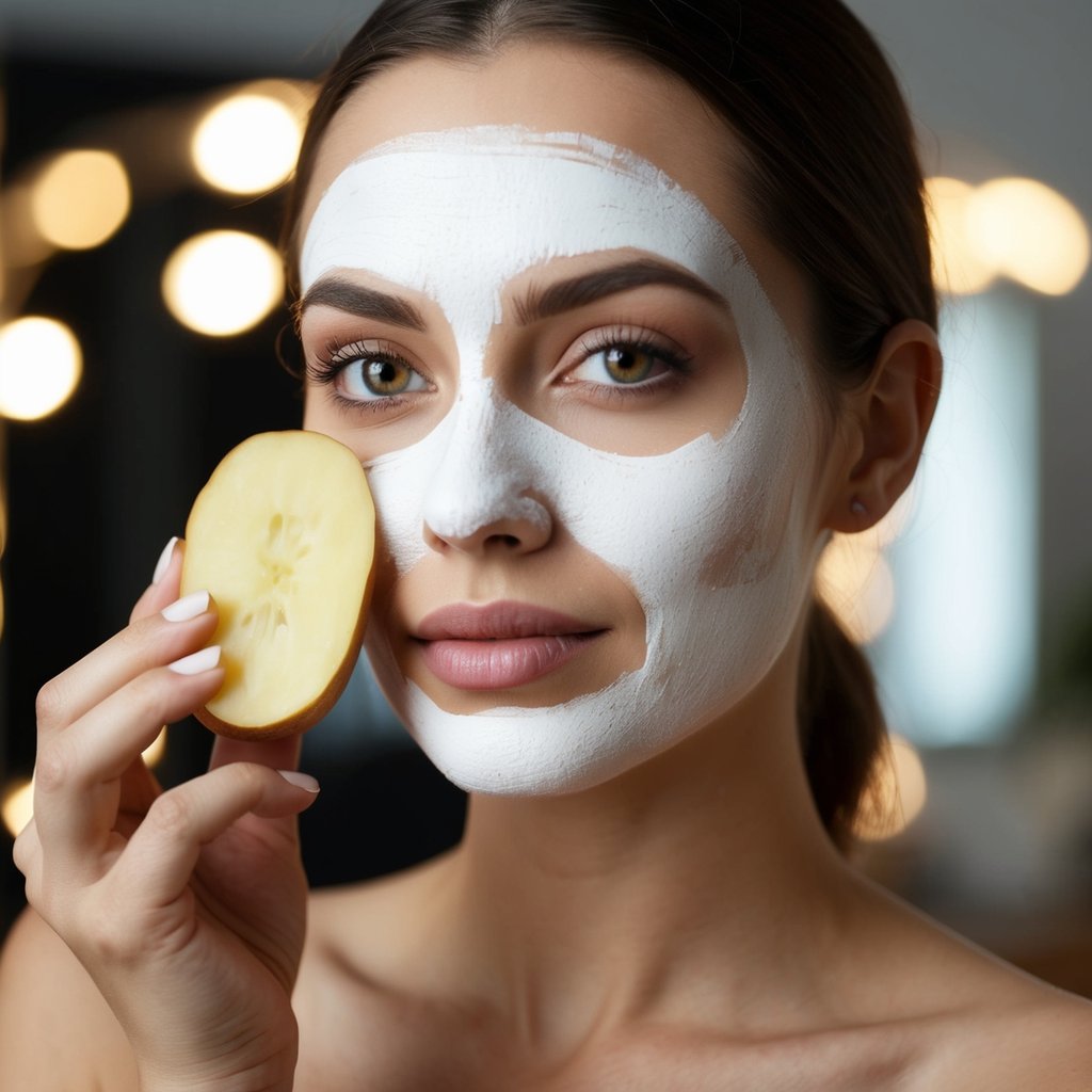 potato to lighten skin